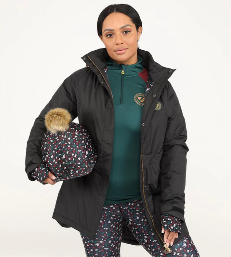 Aubrion Woodford Coat Charcoal-2